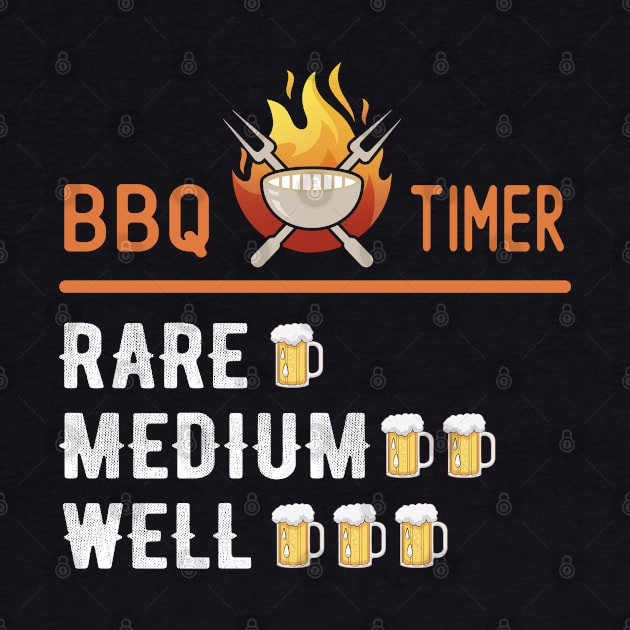 BBQ Timer Barbecue Shirt Funny Grill Grilling Gift by Mr.Speak